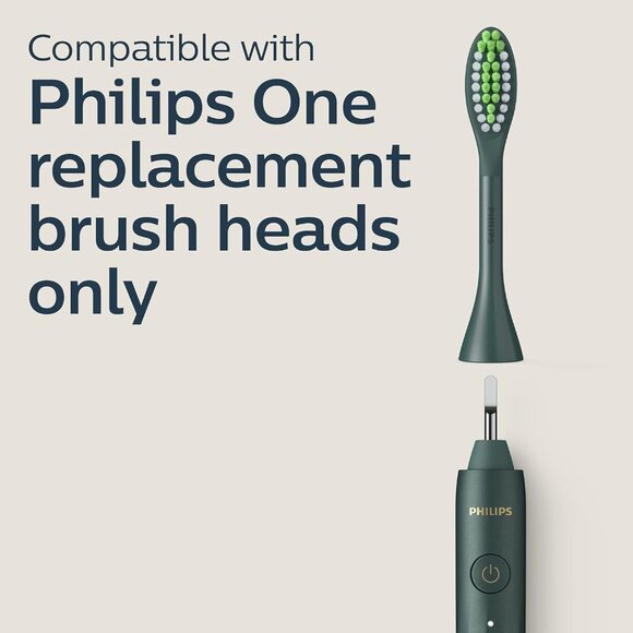 Philips One Sonicare Rechargeable Electric Toothbrush Sage Green New - Picture 5 of 13